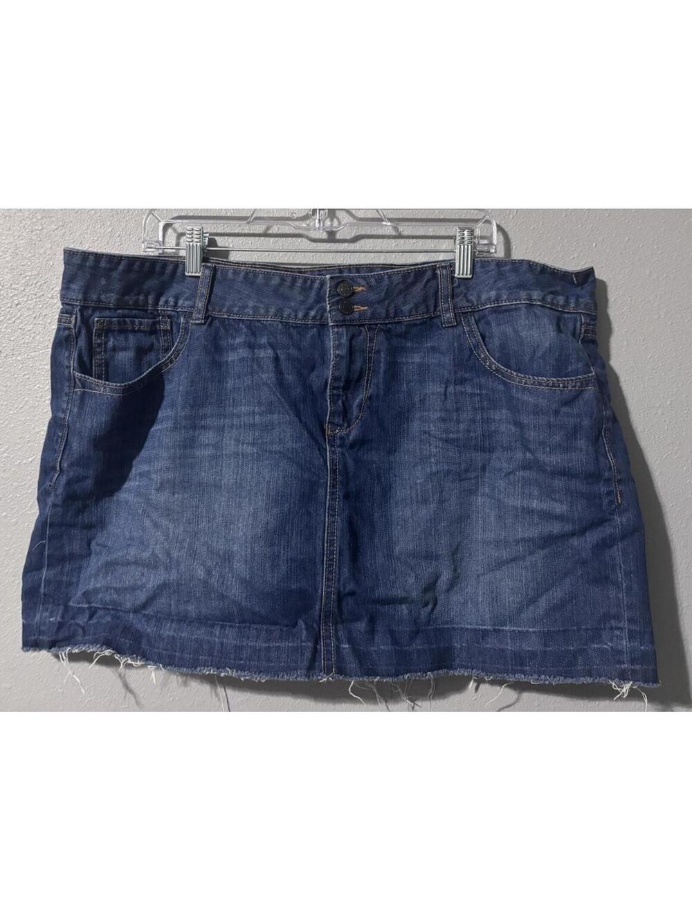 Old Navy Dark Blue Denim Mini Skirt